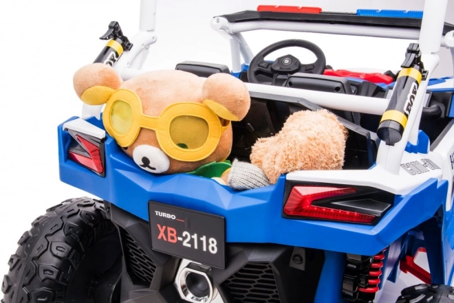 Kinder Polizeifahrzeug mit Akku 4x4 Buggy XB-2118