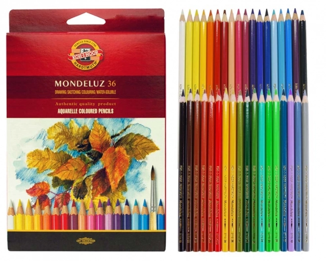 Aquarellfarbstifte MONDELUZ Set 36 Stk.