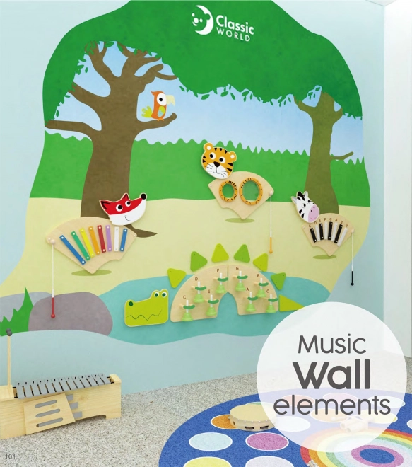 Musikalische Wandtafel Fuchs