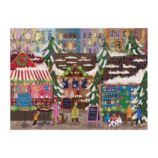 Galison Weihnachtsmarkt Puzzle 1000 Teile