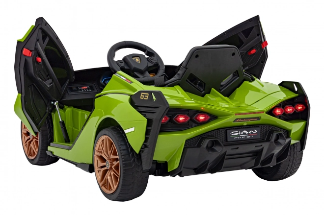 Lamborghini SIAN Kinderauto mit Batterie und Fernbedienung – Grün