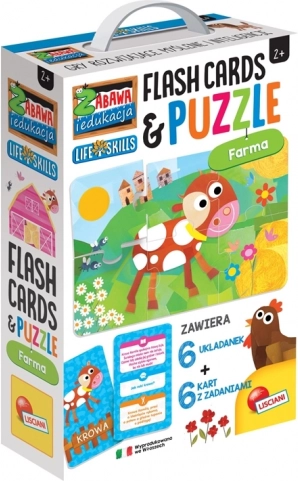 Lisciani Lernpuzzle und Karten Bauernhof