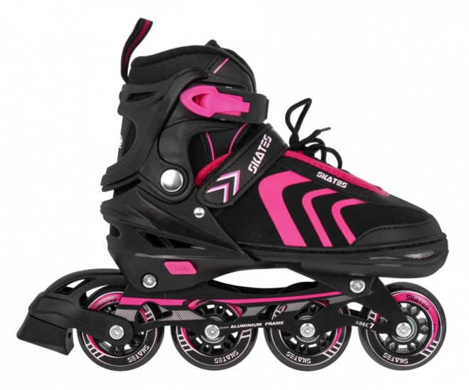 4-in-1 Rollschuhe, Schlittschuhe, Skates Set für Kinder Größe 29-33 Pink – Rosa