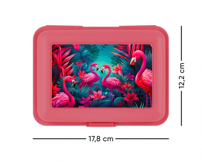 Baagl Lunchbox Flamingos