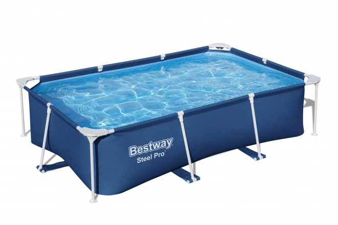 DeluxeJr Steel Pro Rack Pool 259x170x61 BESTWAY für den Garten