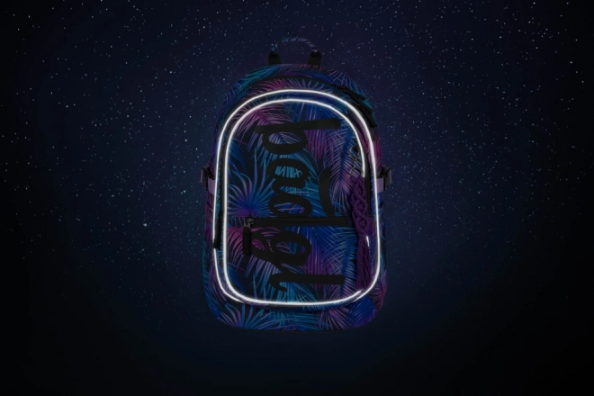 BAAGL 3 SET Core Palm: Rucksack, Mäppchen, Beutel