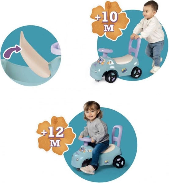 Rutschauto mit Stitch-Motiv