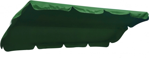 Grünes Sonnendach für Gartenschaukel