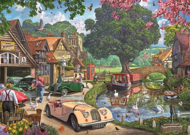 Ravensburger Puzzle Nostalgische Szene 1000 Teile