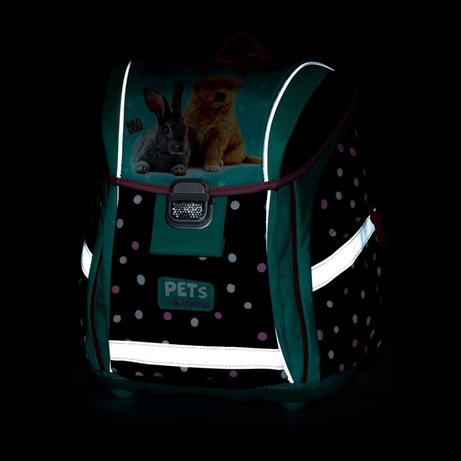 Schulrucksack Premium Light Tiere