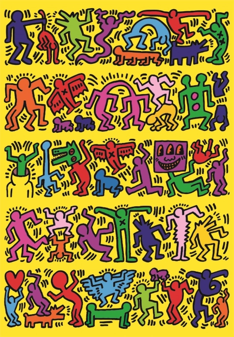 Clementoni Puzzle Novo Art Series: Keith Haring 1000 Teile