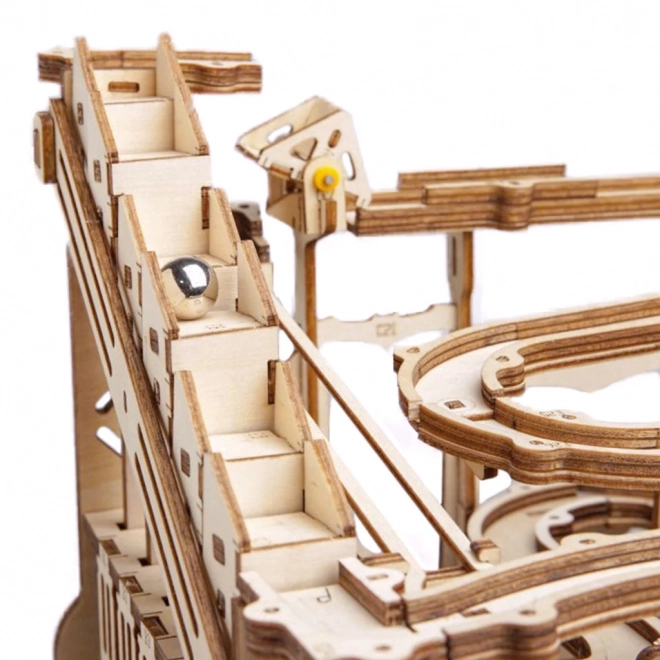 Rokr 3D Holzpuzzle Kugelbahn Parkour