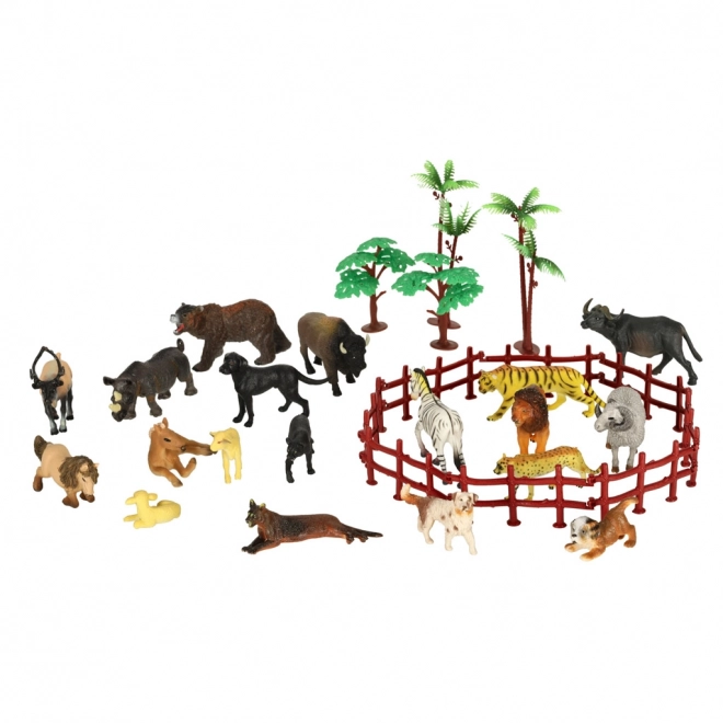 Zoo-Tierfiguren-Spielset