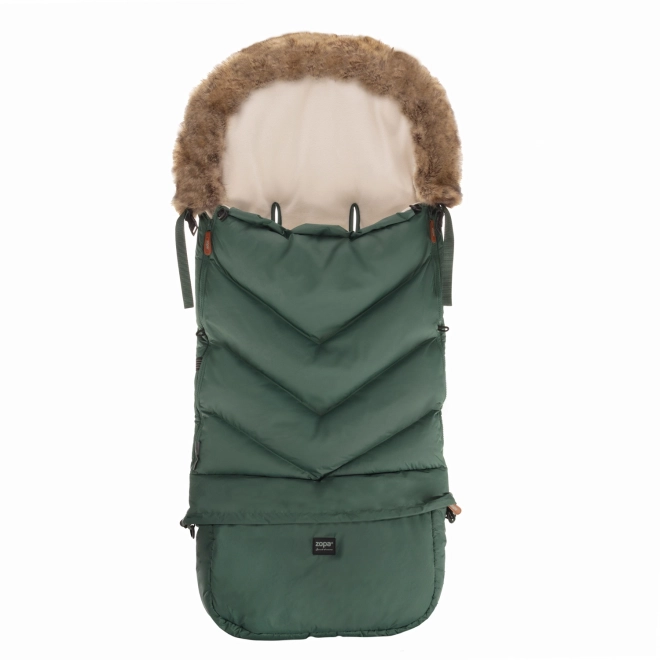 Winterfußsack Fluffy Combi Lake Green