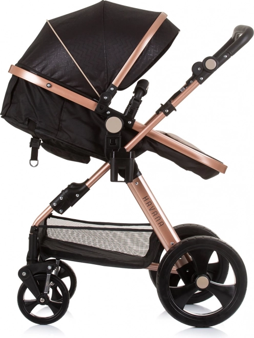 Chipolino Kinderwagen Havana 2in1 Obsidian Gold