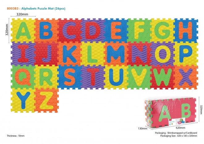 Sensorische Spielmatte Alphabet Puzzle