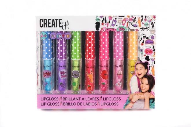 Duftender Glitzer-Lipgloss Set