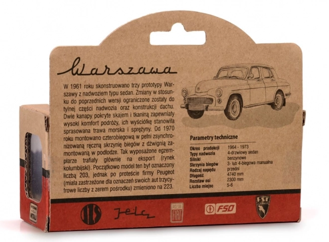 Klassischer Wagen Warschau 223 Grau