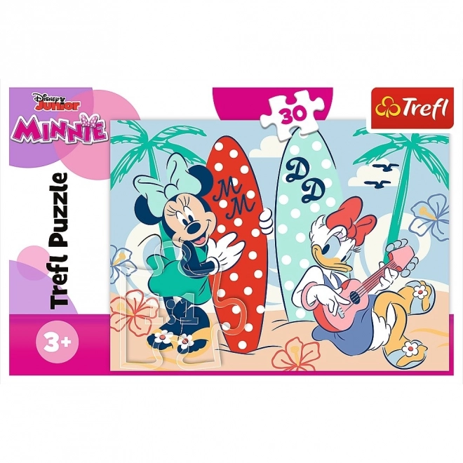 Puzzle Bunte Minnie 30 Teile