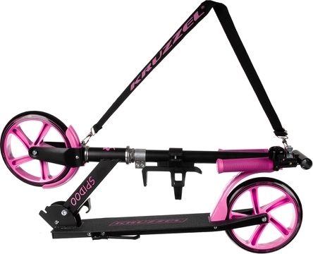 Faltbarer City-Roller für Kinder mit großen Rädern (200 mm) – rosa