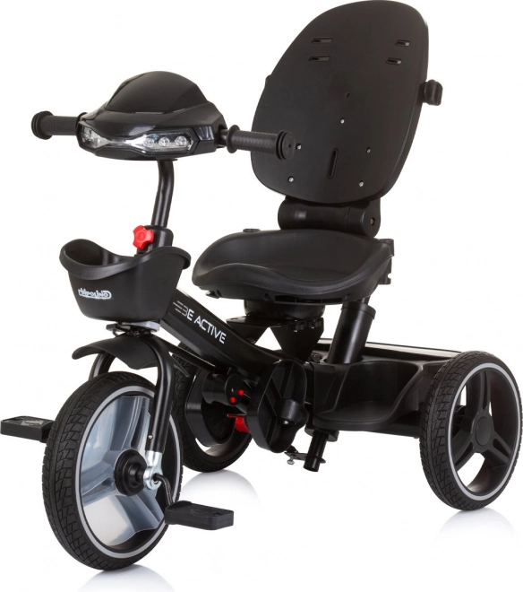 Chipolino Dreirad mit Verdeck Be Active 2-in-1 Obsidian