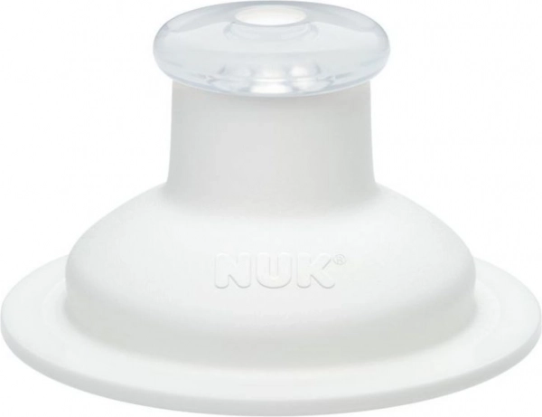NUK FC Ersatz-Trinkaufsatz Push-Pull aus Silikon, weiß