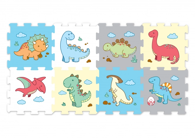 Schaumstoff-Puzzle Dinosaurier 8 Stück