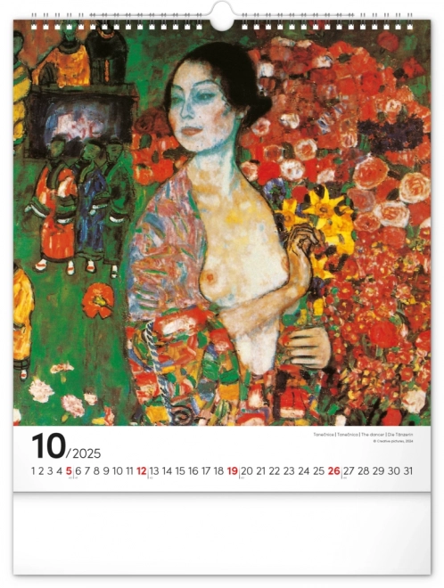 Wandkalender Gustav Klimt 2025