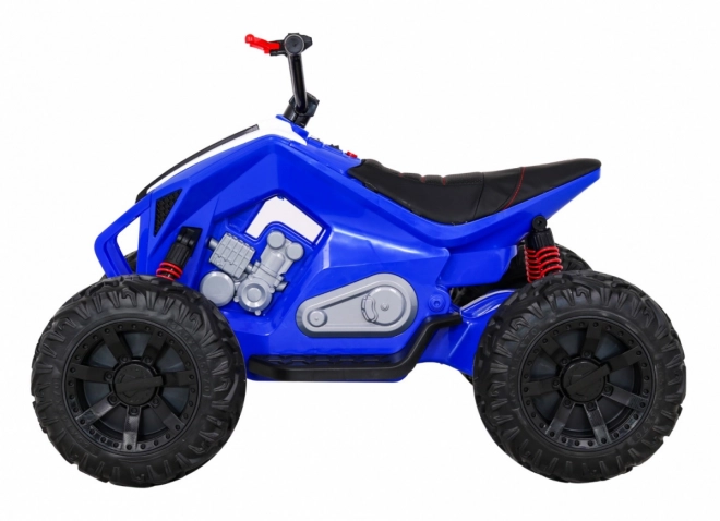 Lucky Seven Batterie Quad Blau + EVA Räder + Langsamer Start + LED + MP3 USB