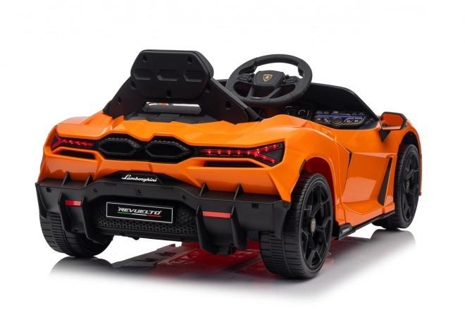 Kinder Elektroauto Lamborghini Revuelto orange