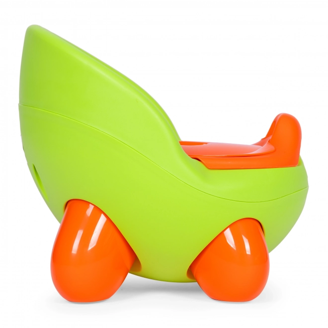 Töpfchen für Kinder mit rutschfesten Beinen und herausnehmbarer Schale in Grün von ECOTOYS