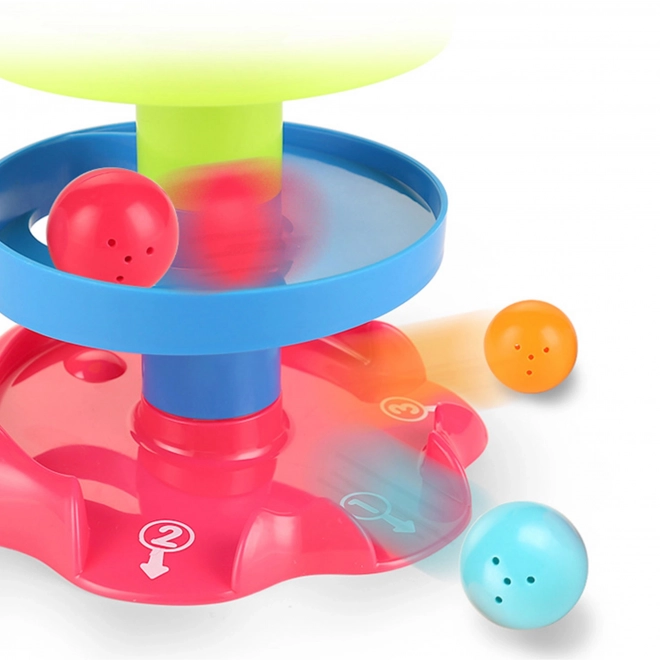 Woopie Kugelbahn Spiralset mit 3 Kugeln