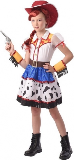 Cowboymädchen Kostüm für Karneval