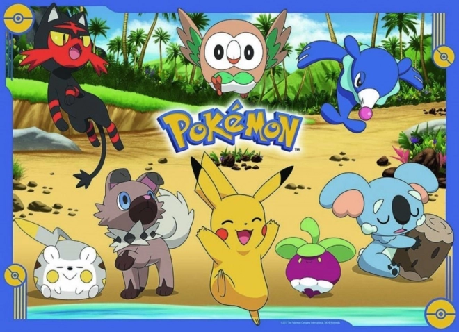 Ravensburger Puzzle Pokémon aus Alola 4 x 100 Teile