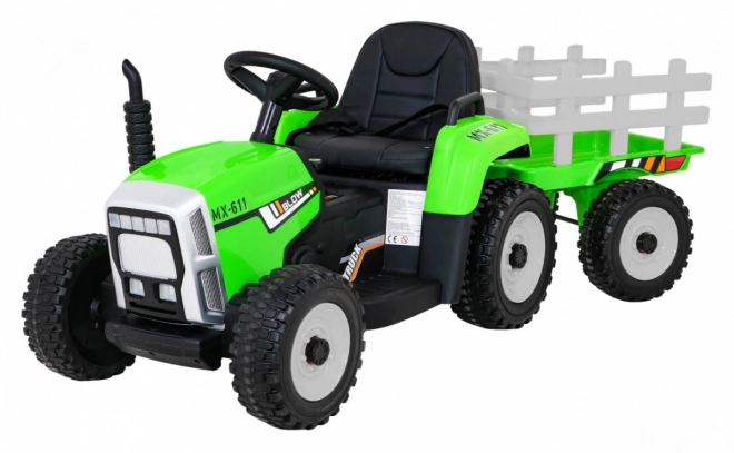 Traktor mit Anhänger BLOW Grün