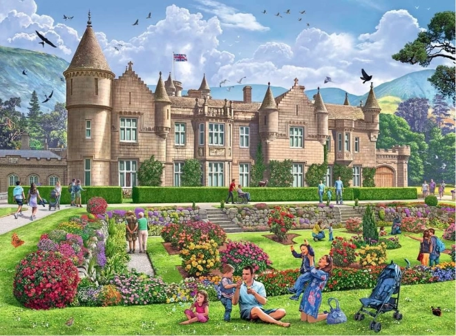 Ravensburger Puzzle Königliche Residenzen Großbritannien 4x500 Teile