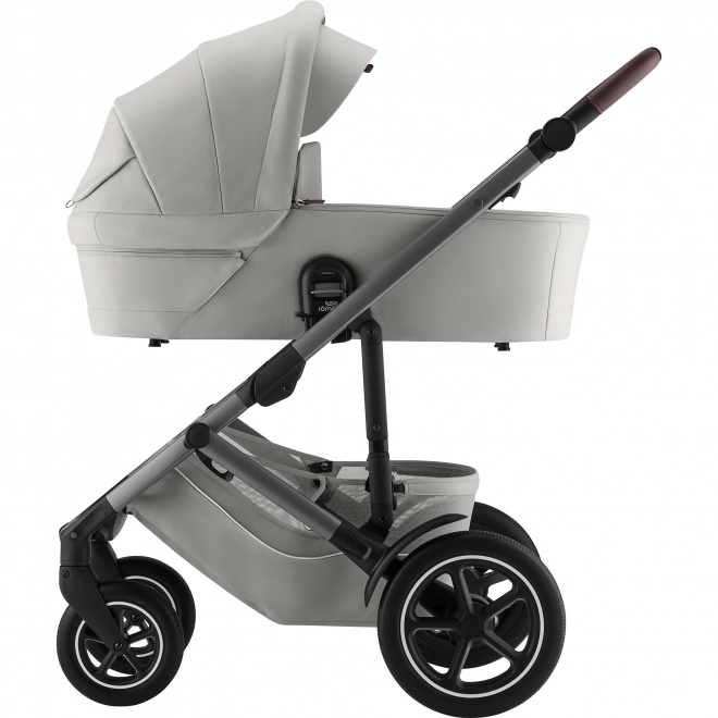 Komplettset Kinderwagen Smile 5Z mit Lux Babywanne in Linen Grey