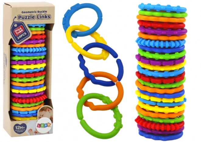 Sinnvolle Baby-Armbänder Bunt 24-teiliges Set