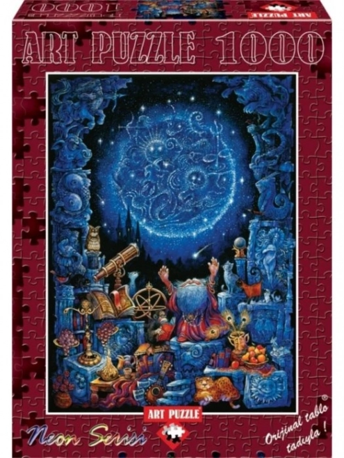 Leuchtendes Neon-Puzzle Astrologie 1000 Teile