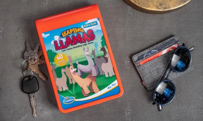 ThinkFun Flip & Play Llamaspringen Spiel