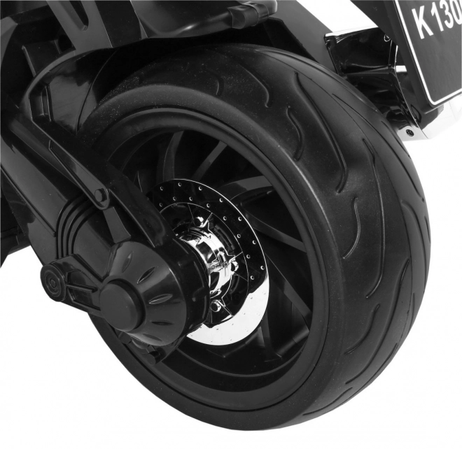 BMW K1300S Kinder Motorrad mit Batterie weiß + Stützräder + Geräusche Lichter + langsamer Start