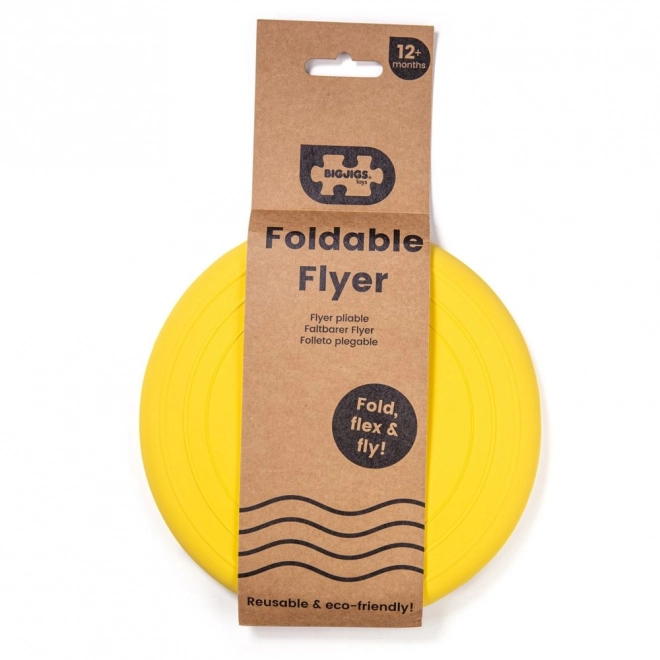 Flexibles Frisbee in Honiggelb von Bigjigs Toys