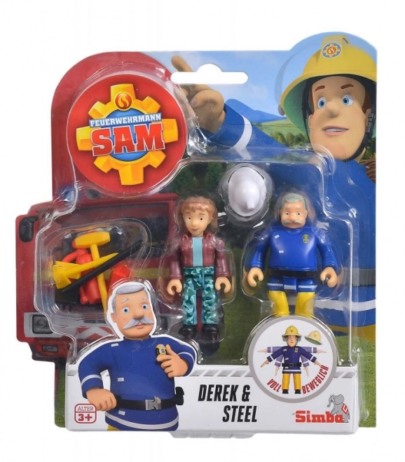 Figuren Feuerwehrmann Sam, Set mit 2 Figuren