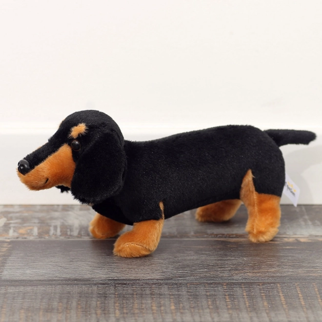 Plüschfreund Dackel Schwarz 25 cm
