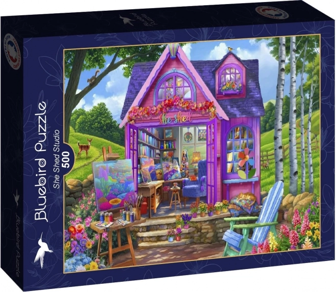 Puzzle Studio in der Hütte 500 Teile