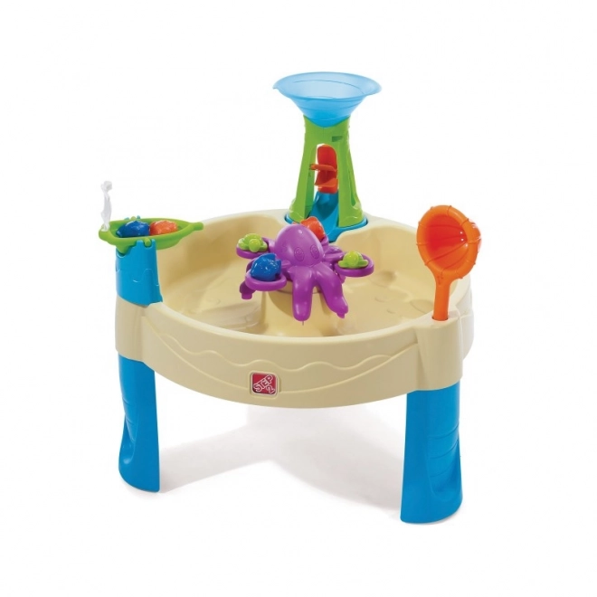 Wasserspiel- und Sandtisch mit Oktopus