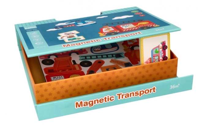 Magnetisches Puzzle Fahrzeug