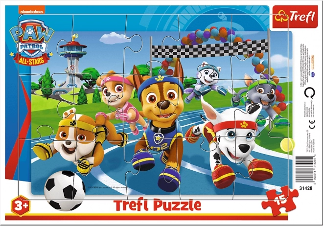 Trefl Puzzle Paw Patrol: Immer Bereit zu Helfen 15 Teile