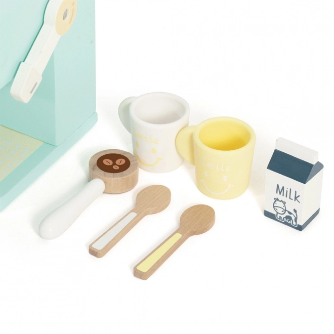 Klassik World Holzspielzeug Kaffeemaschine Set für Kinder