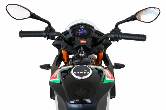 Elektromotorrad für Kinder Aprilia Tuono V4 Schwarz